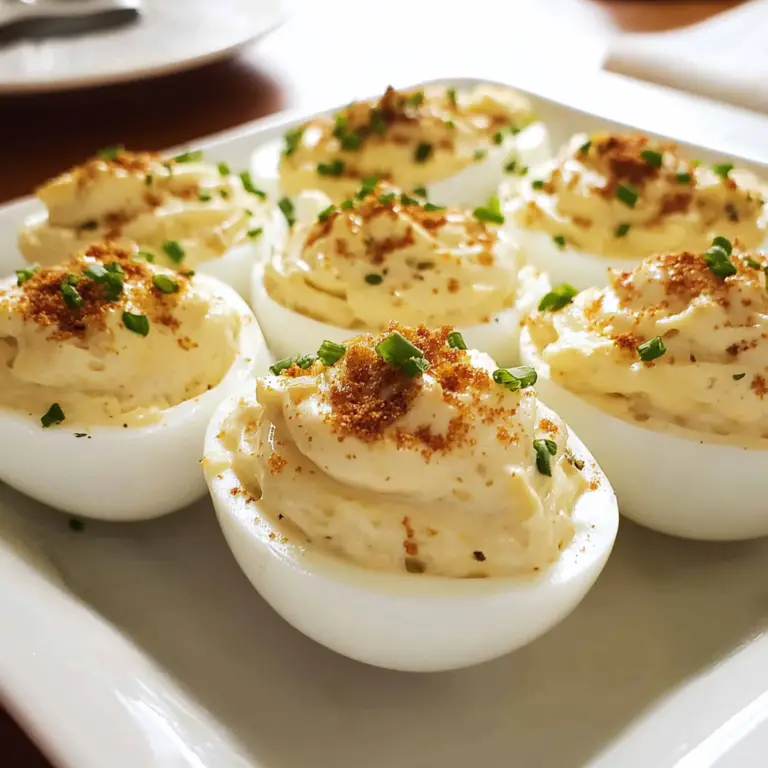 French Onion Deviled Eggs – Crispy Savors