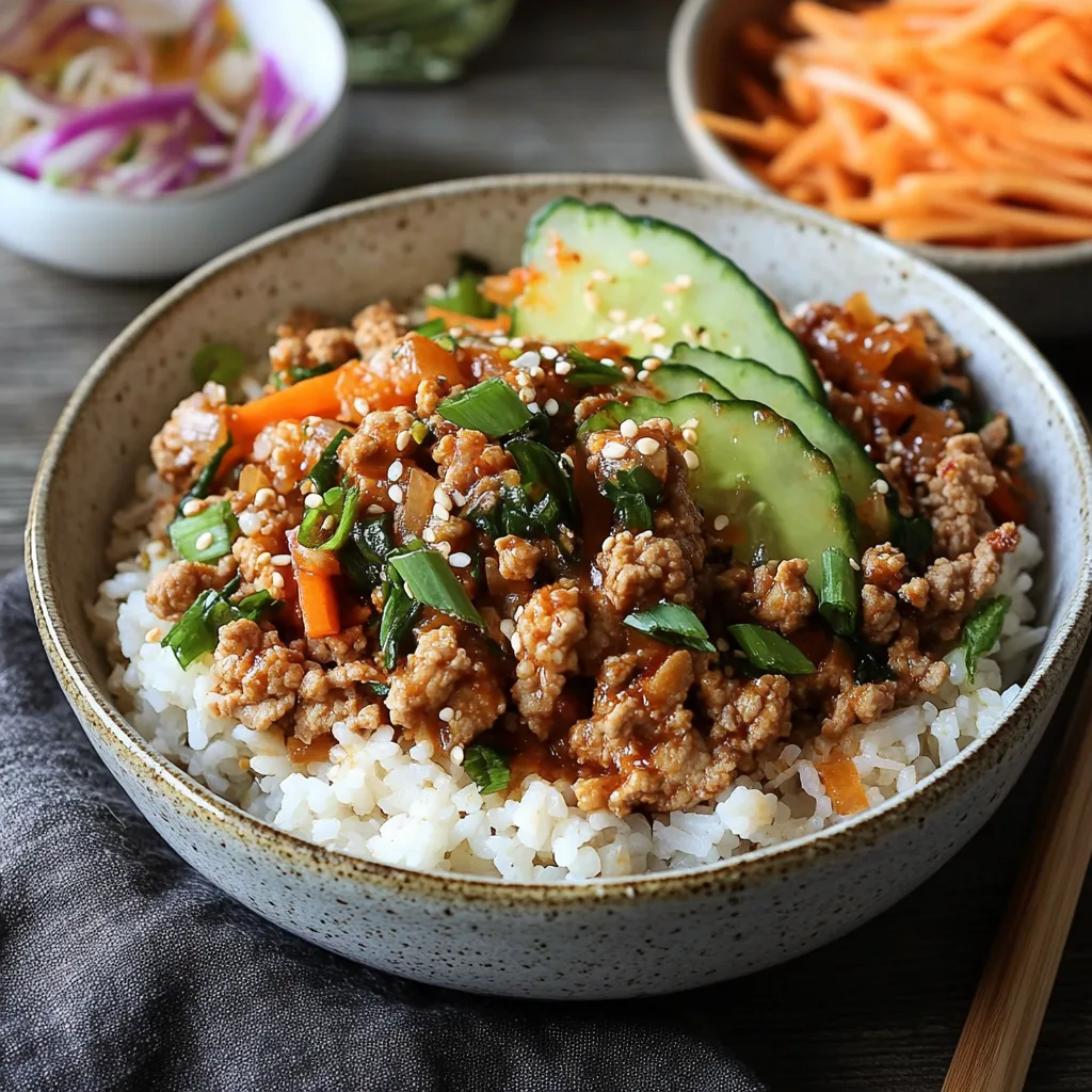 Ground Turkey Korean Rice Bowls: An Incredible Ultimate Recipe for 4 ...