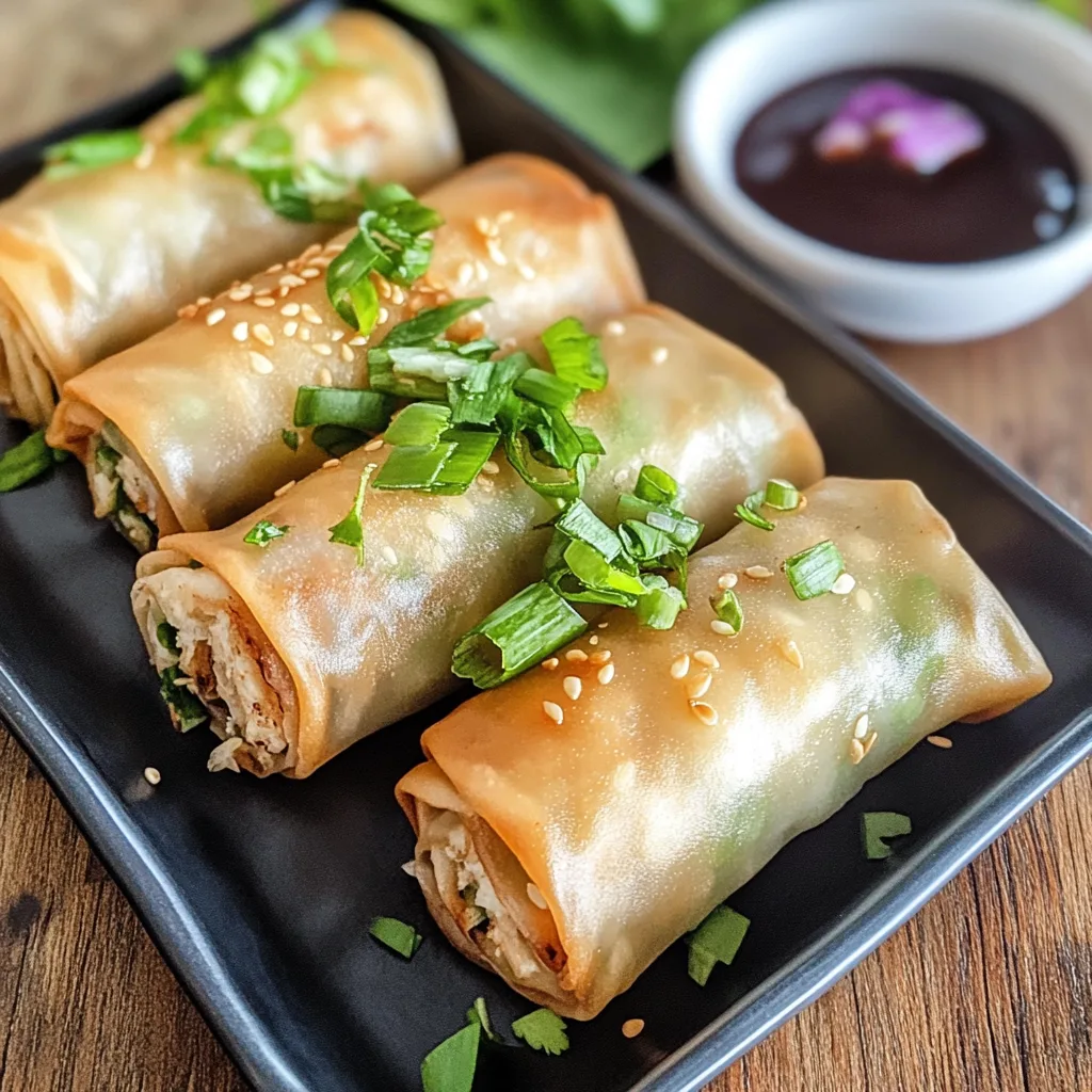 Chicken Spring Rolls: An Amazing Ultimate Recipe – Crispy Savors